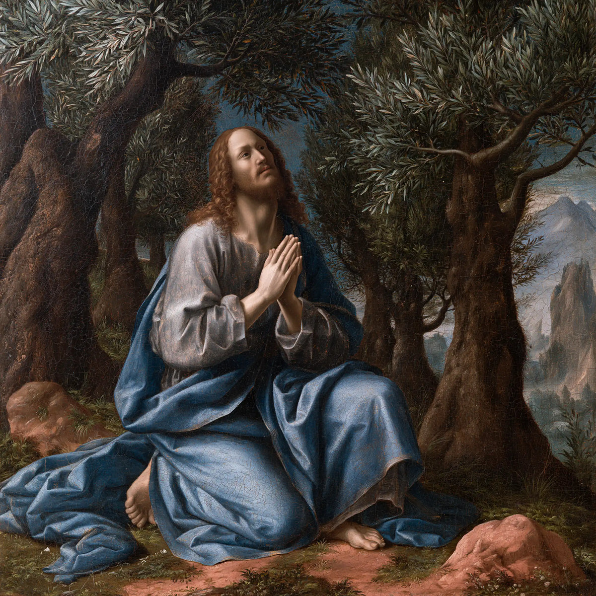 Jésus à Gethsémani — La Prière au rocher de corail