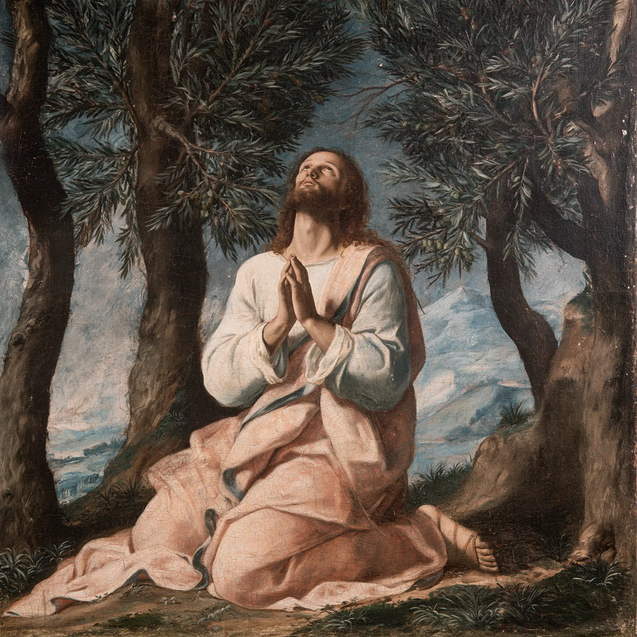 Jésus à Gethsémani — Les Plis roses sous le ciel d’argent