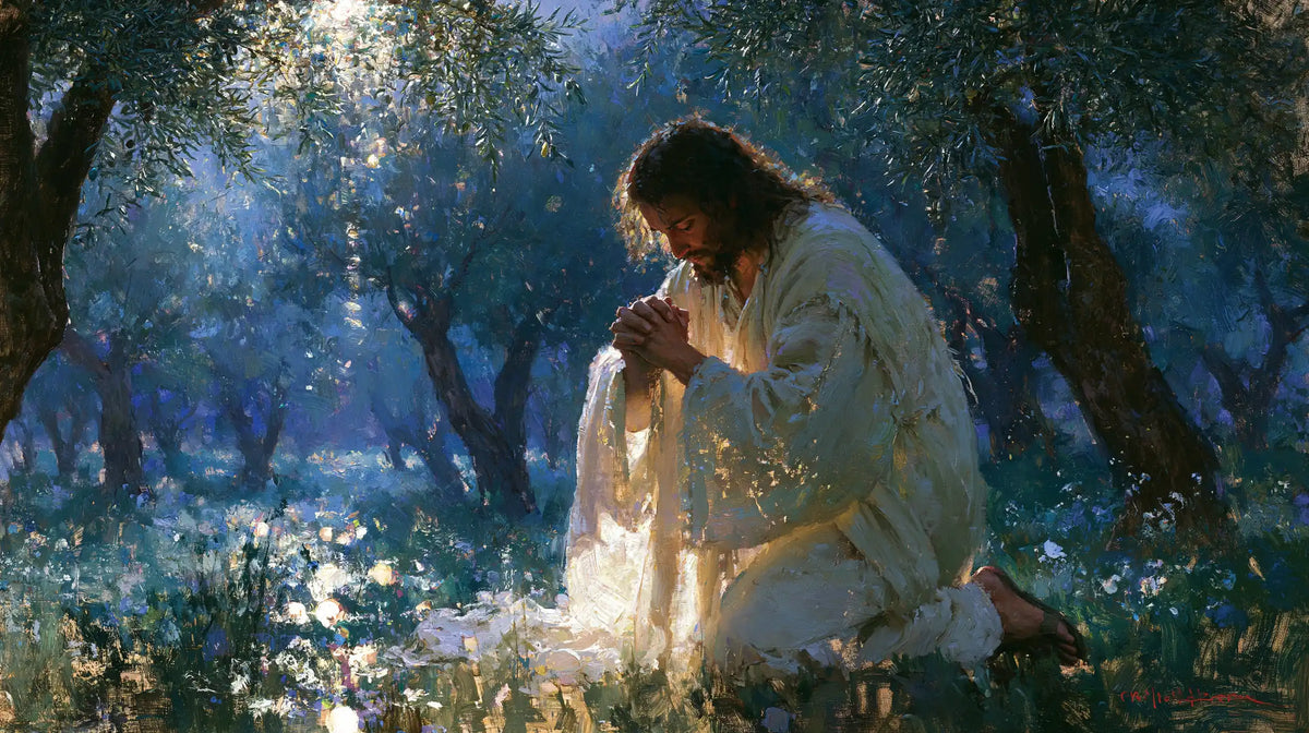 Jésus à Gethsémani — Le Lin parmi les fleurs de nuit