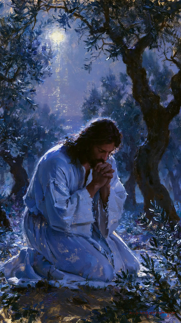 Jésus à Gethsémani — L’Oraison au rayon de lavande