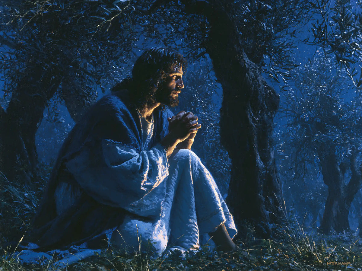 Jésus à Gethsémani — Le Manteau tissé de nuit