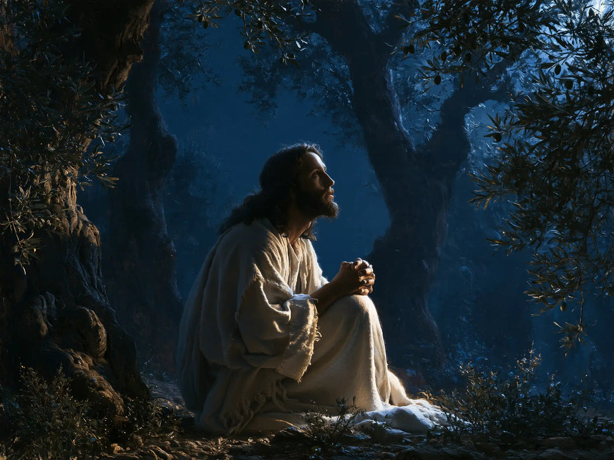 Jésus à Gethsémani — Le Profil dans la clairière de minuit