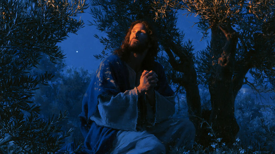 Jésus à Gethsémani — La Veille au visage de feu