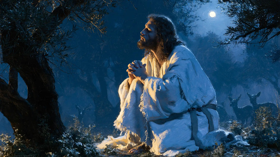 Jésus à Gethsémani — La Prière sous la lune haute