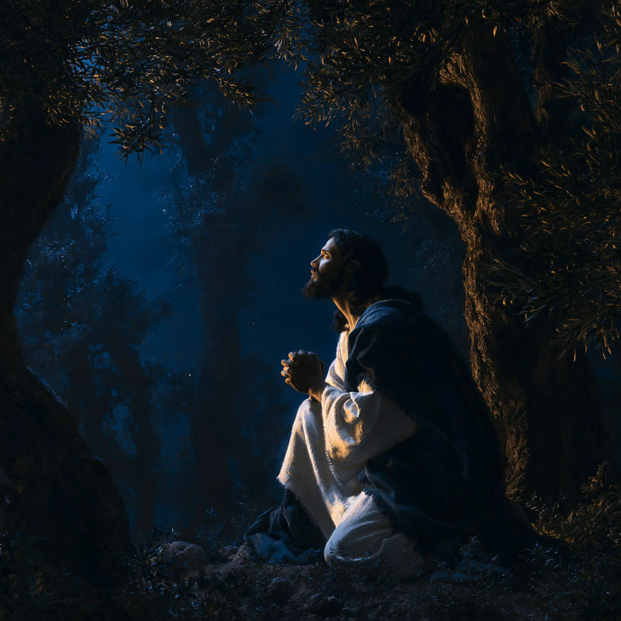 Jésus à Gethsémani — La Veille au pied de l’arbre cuivré