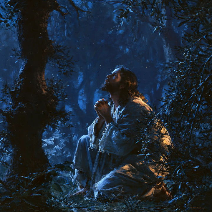 Jésus à Gethsémani — L’Espérance au jardin des petites lumières