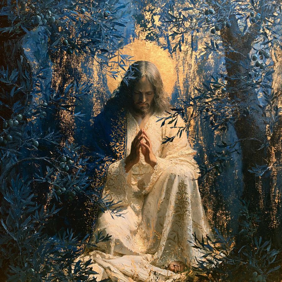 Jésus à Gethsémani — La Prière derrière le rideau d’olivier