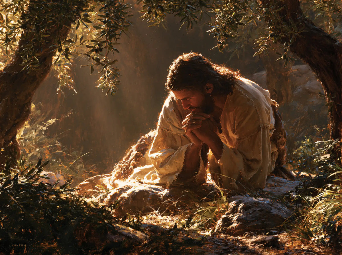 Jésus à Gethsémani — Les Mains au plus près de la terre