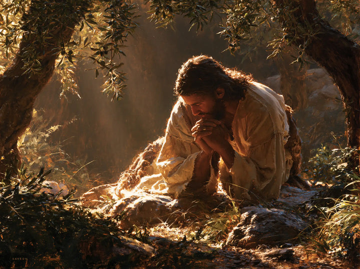 Jésus à Gethsémani — Les Mains au plus près de la terre