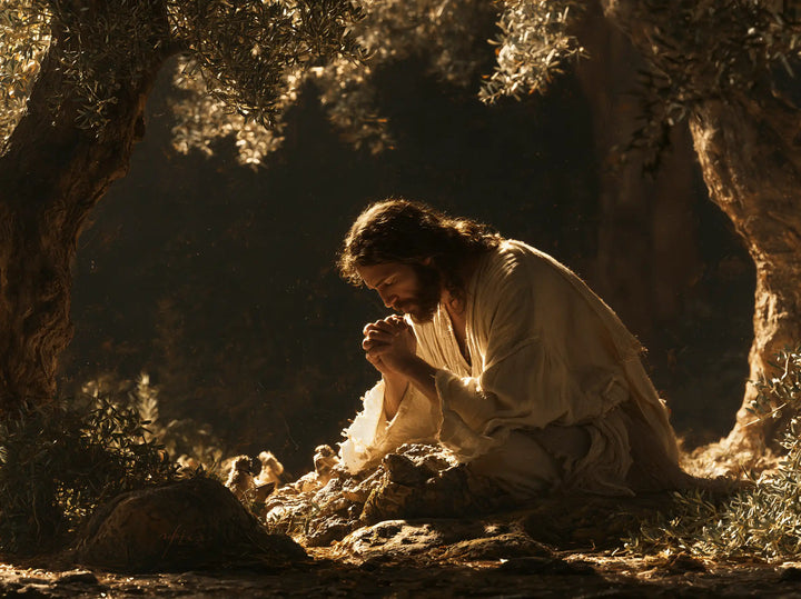 Jésus à Gethsémani — L’Oraison au bord des petites pierres