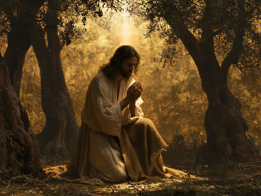 Jésus à Gethsémani — Le Silence dans la nef des oliviers