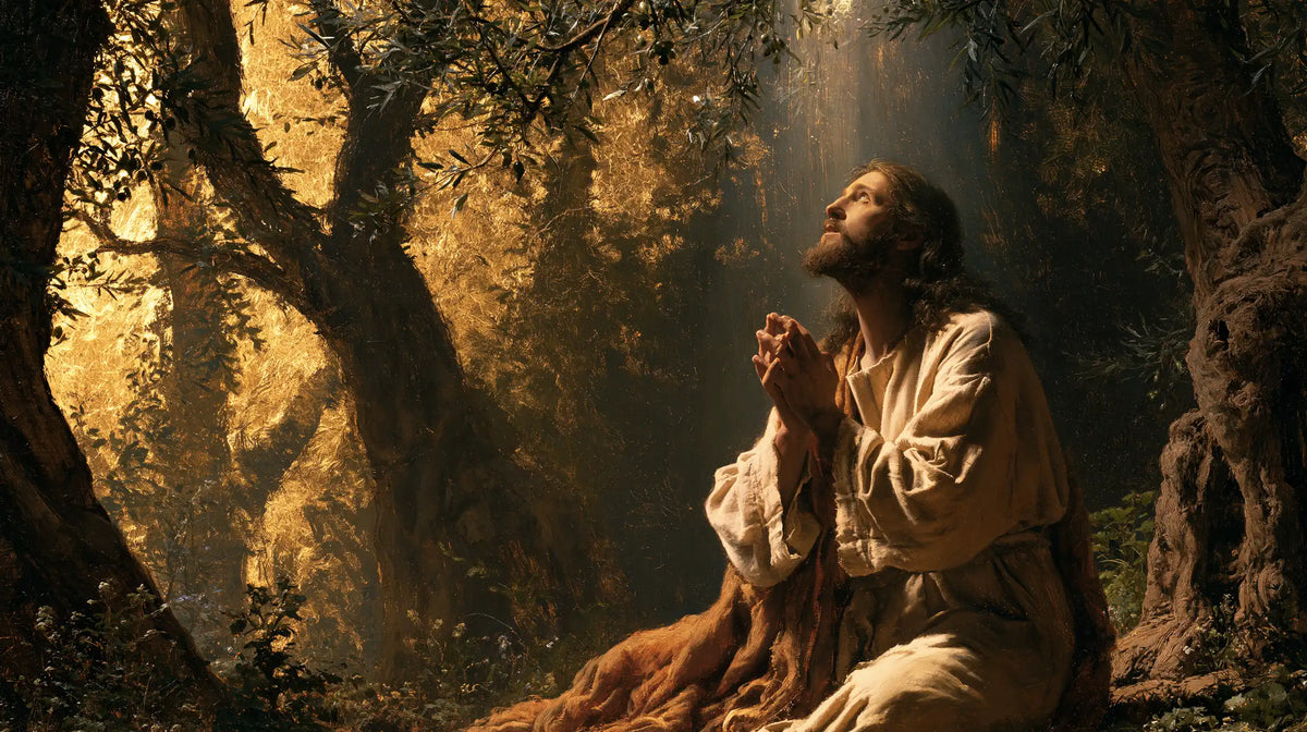 Jésus à Gethsémani — L’Oraison au pied des ombres dorées