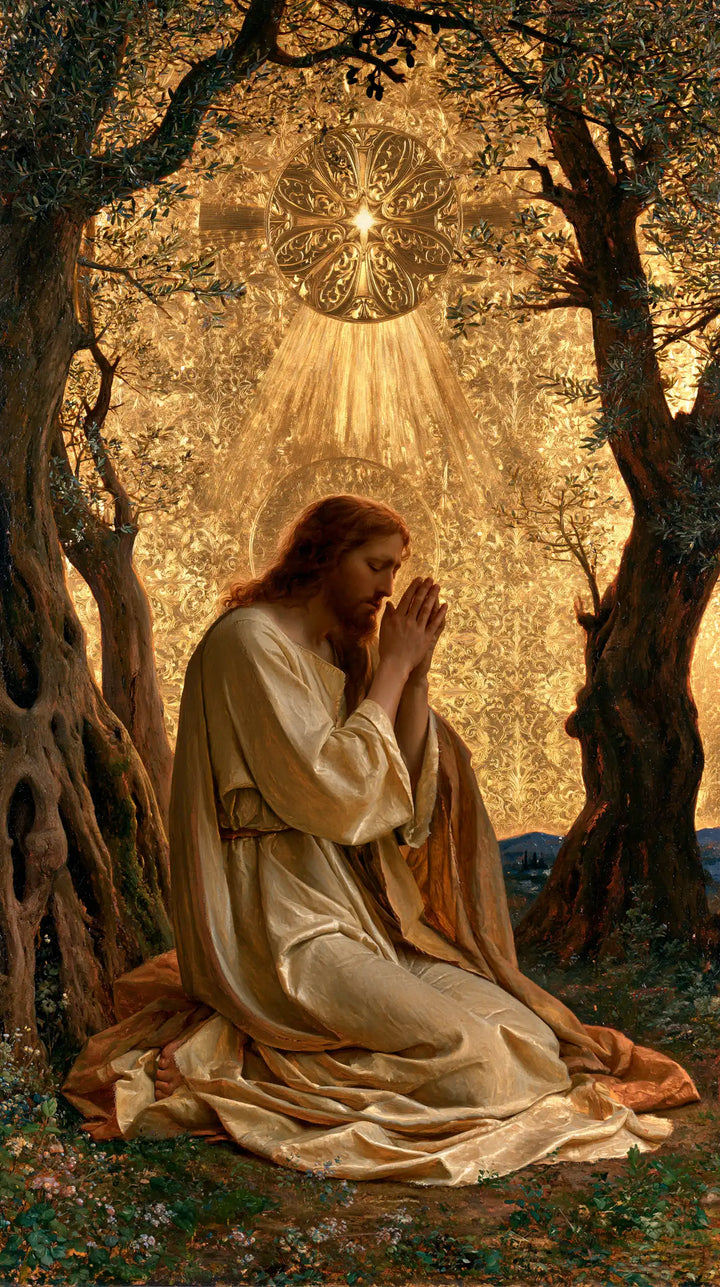 Jésus à Gethsémani — L’Oraison sous l’étoile du jardin
