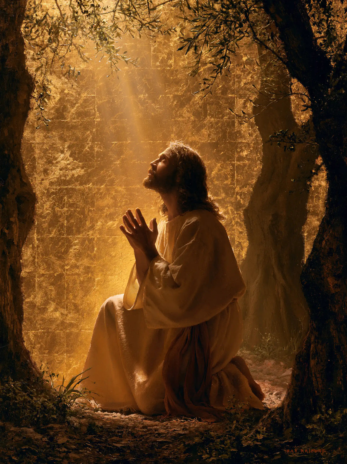Jésus à Gethsémani — L’Élan au cœur de la lumière ancienne