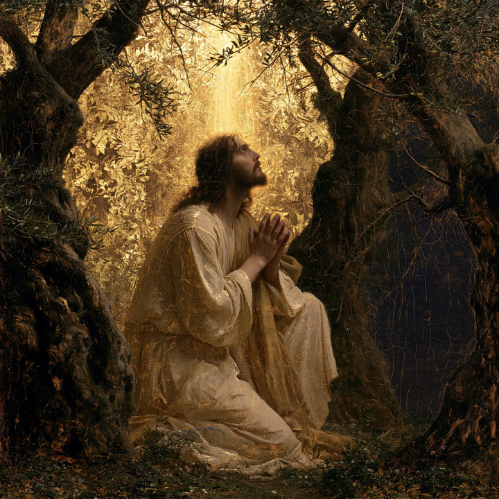 Jésus à Gethsémani — L’Oraison sous la voûte de miel