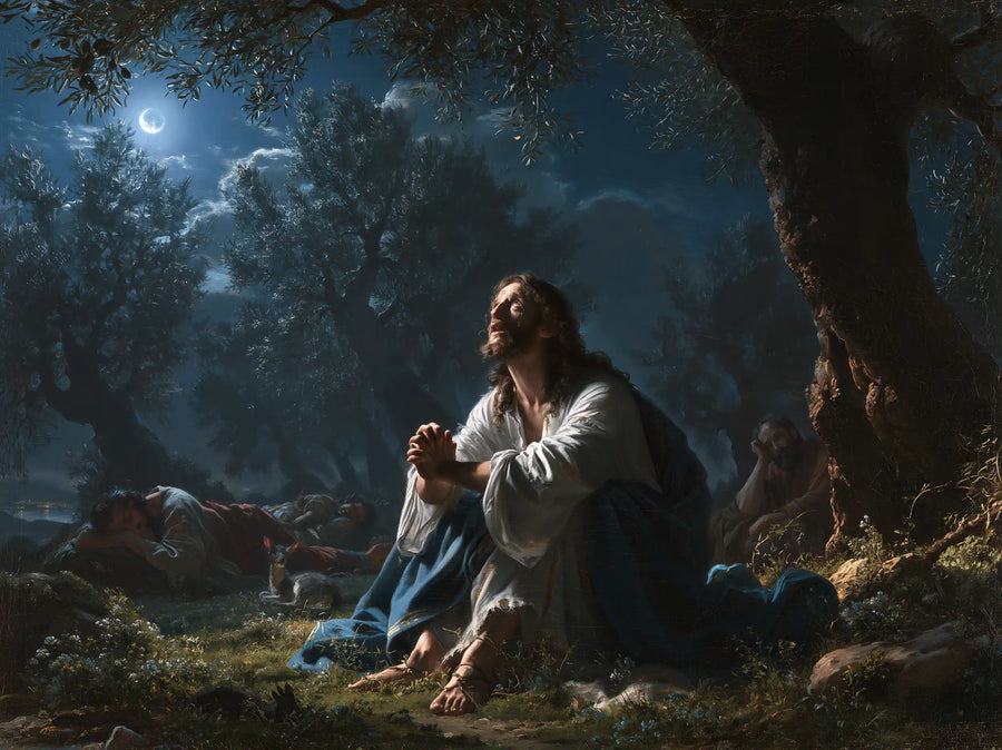 Jésus à Gethsémani — La Prière aux portes du songe