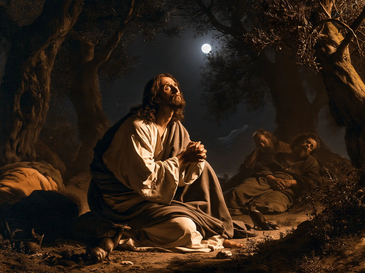 Jésus à Gethsémani — Le Regard dans la nuit des compagnons