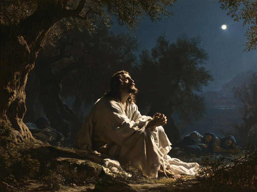 Jésus à Gethsémani — La Prière au bord du sommeil