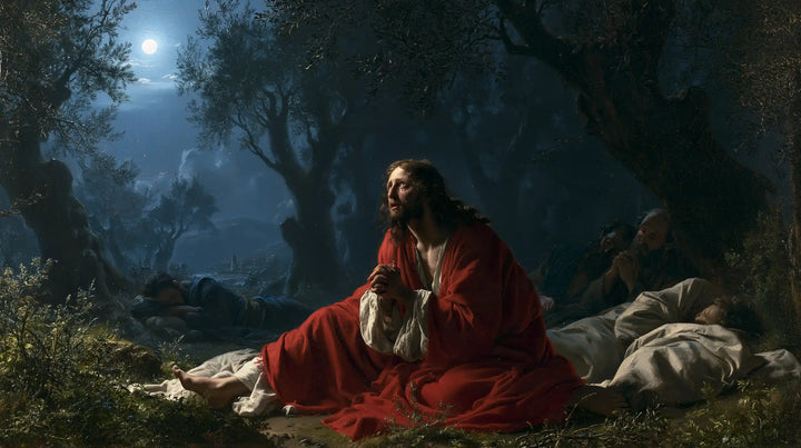 Jésus à Gethsémani — Le Silence rouge au milieu du repos