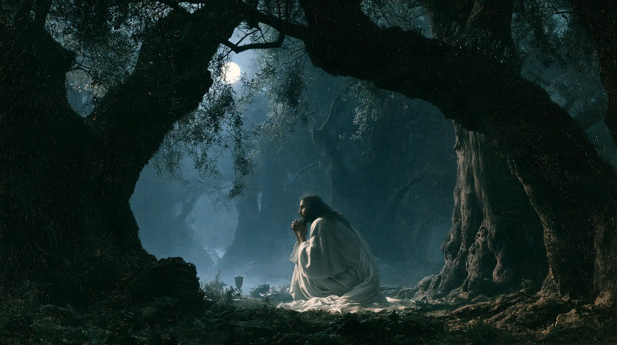 Jésus à Gethsémani — La Prière au calice de nuit