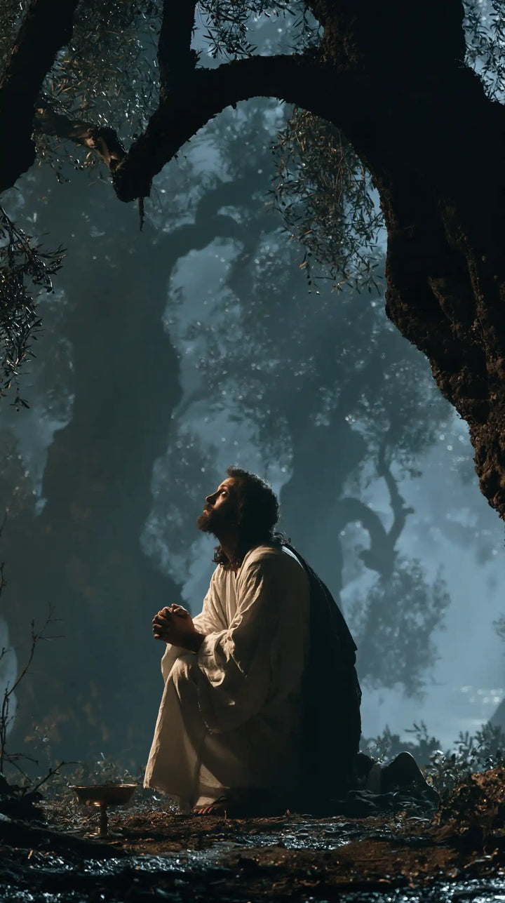 Jésus à Gethsémani — La Prière dans la cathédrale des arbres