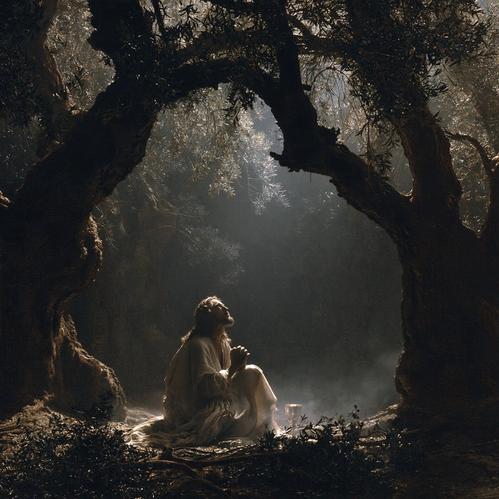 Jésus à Gethsémani — La Prière devant la coupe de clarté