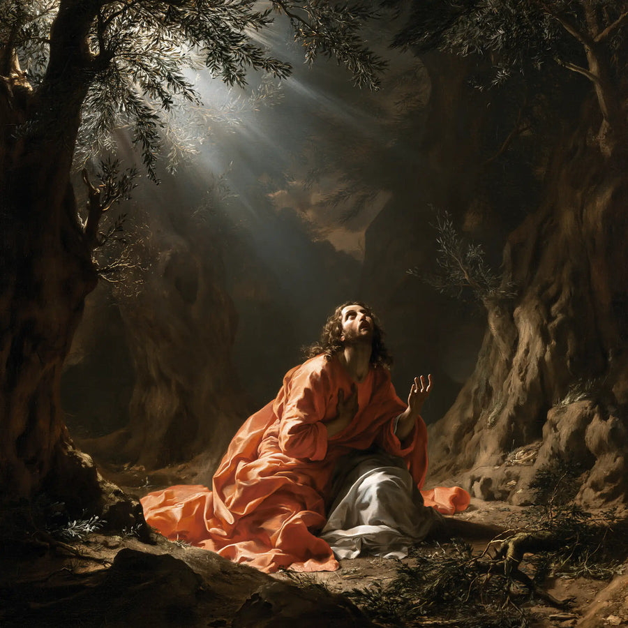 Jésus à Gethsémani — Le Regard dans le grand théâtre d’ombre