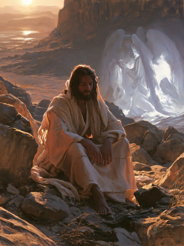 Jesus in the Desert - Angels After the Temptation · Portrait n° 34