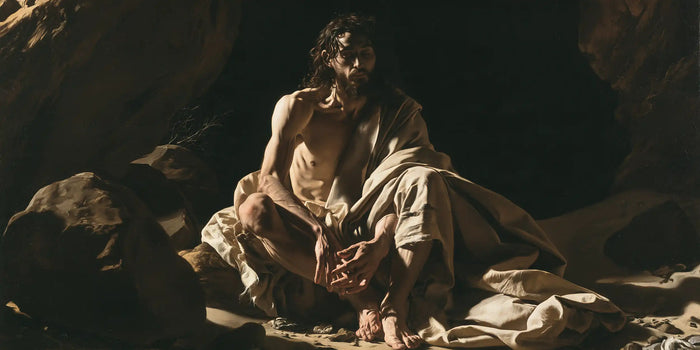 Jésus dans le désert — La Solitude dans l’écrin de pierre