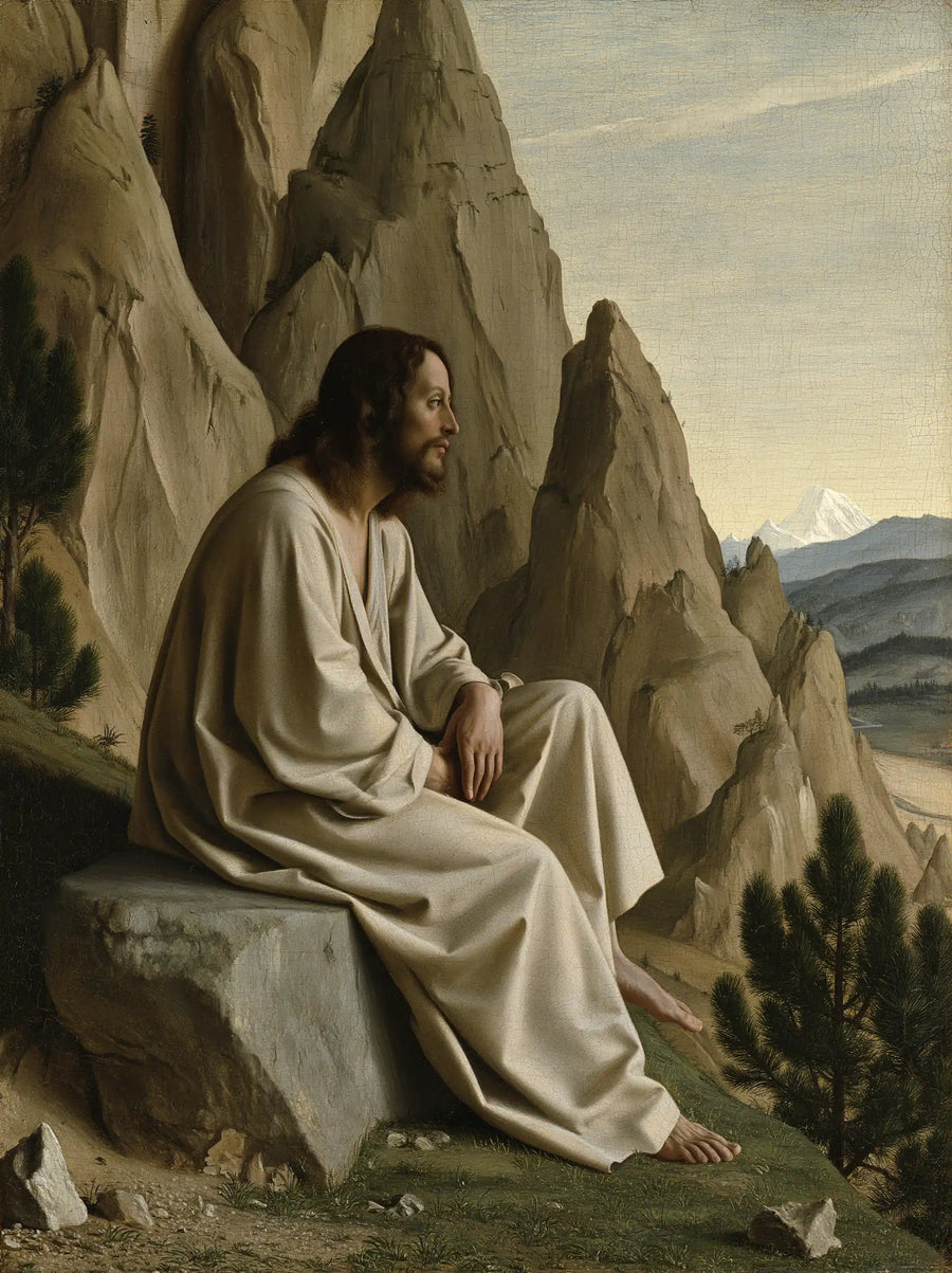 Jesus in the Desert - Florentine Renaissance · Portrait n° 35