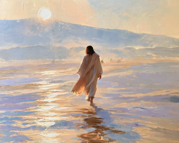 Jesus in the Desert - Impressionist · Landscape n° 5