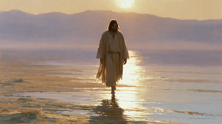 Jésus dans le désert — La Rencontre dans le sillage du soleil