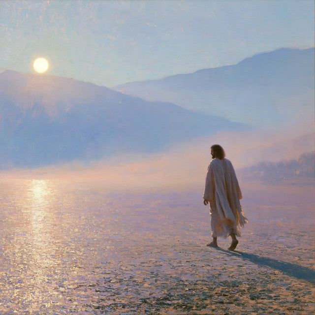 Jesus in the Desert - Impressionist · Square n° 4