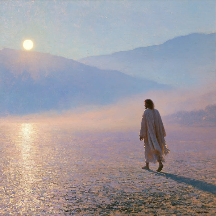 Jésus dans le désert — La Solitude sous le soleil de perle