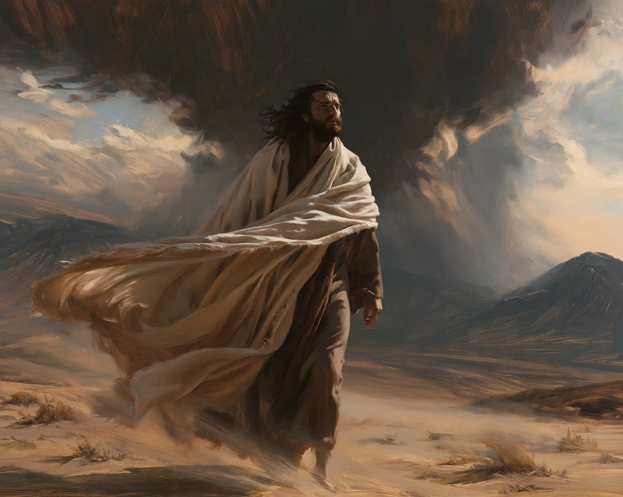 Jesus in the Desert - The Inner Struggle · Landscape n° 5