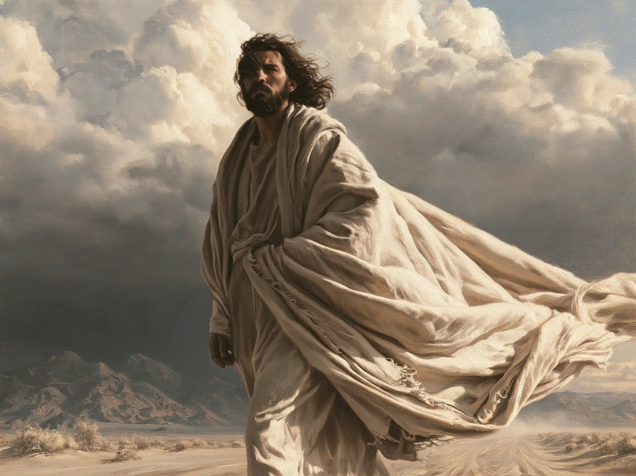 Jesus in the Desert - The Inner Struggle · Landscape n° 9