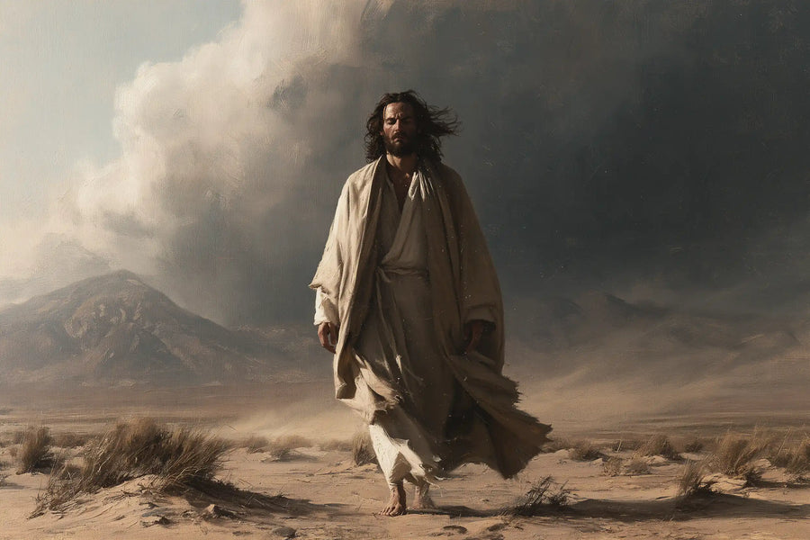 Jesus in the Desert - The Inner Struggle · Landscape n° 12