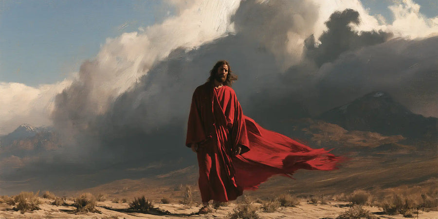 Jesus in the Desert - The Inner Struggle · Landscape n° 20