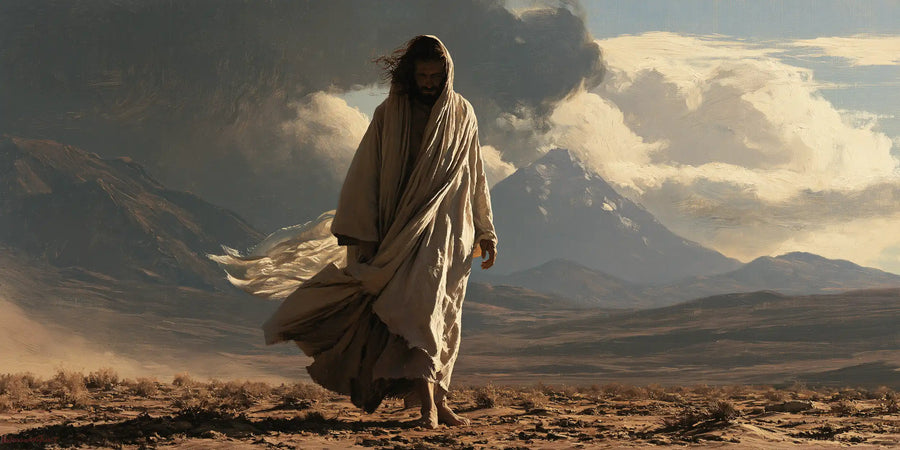 Jesus in the Desert - The Inner Struggle · Landscape n° 21