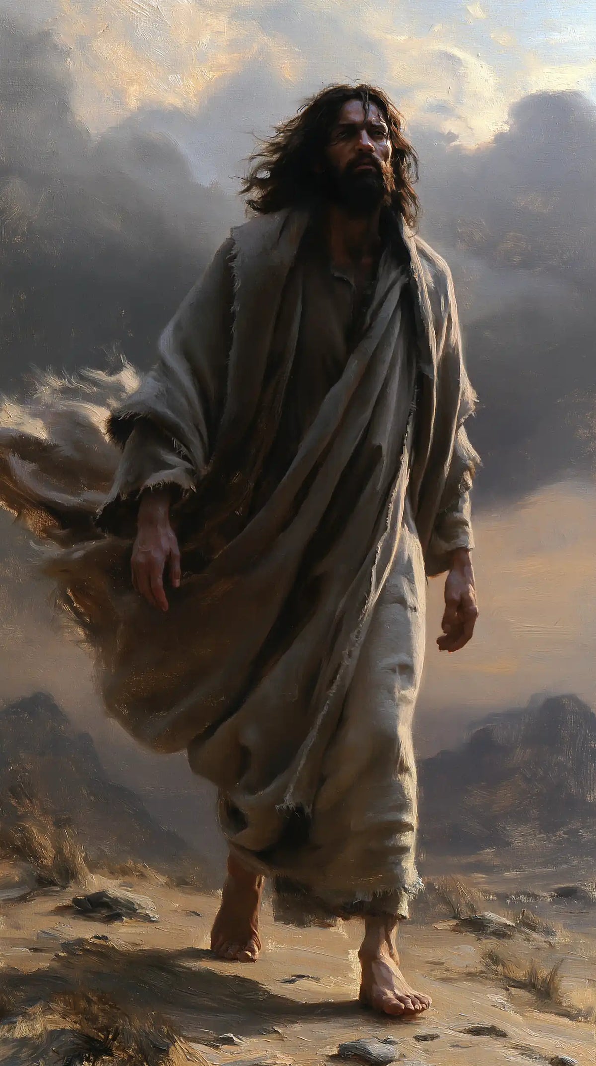 Jésus dans le désert — Un pas vers l’éclaircie lointaine