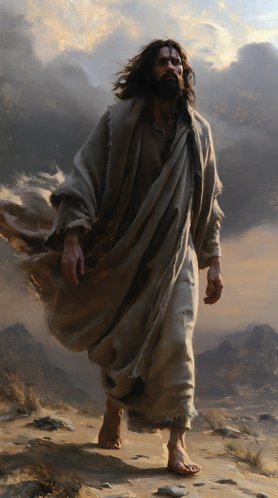 Jesus in the Desert - The Inner Struggle · Portrait n° 28