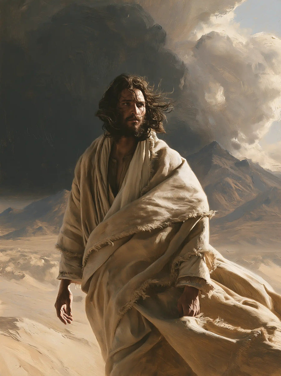 Jesus in the Desert - The Inner Struggle · Portrait n° 32