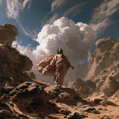 Jésus dans le désert — Le Voyageur sous le bouquet des nuages
