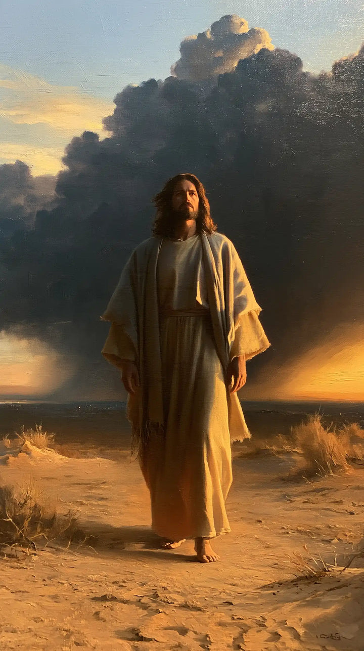 Jesus in the Desert - Victory Over Temptation · Portrait n° 18