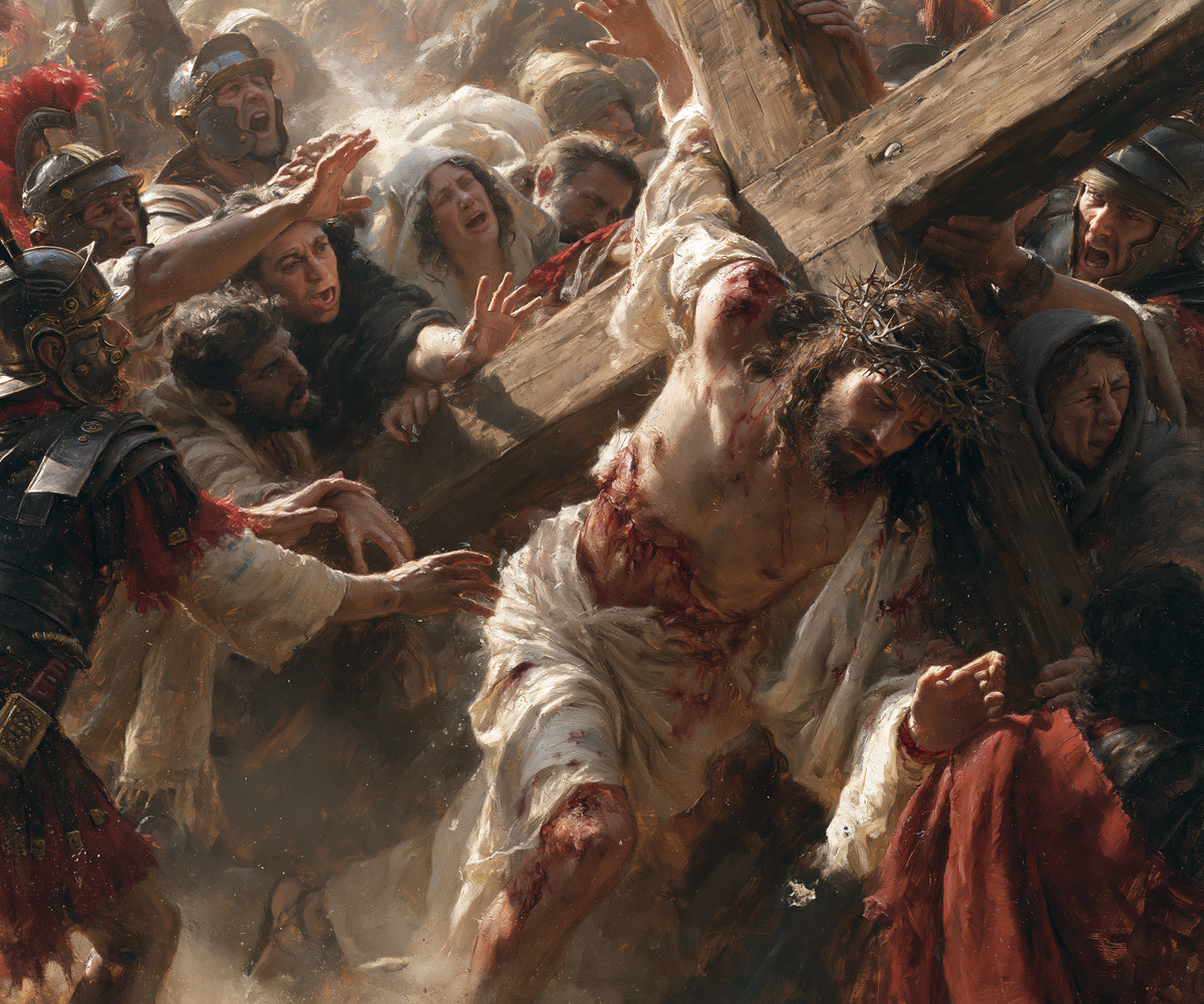 Le Chemin de croix — Explosion de mouvement · Paysage n° 3 — aperçu de la finition sélectionnée
