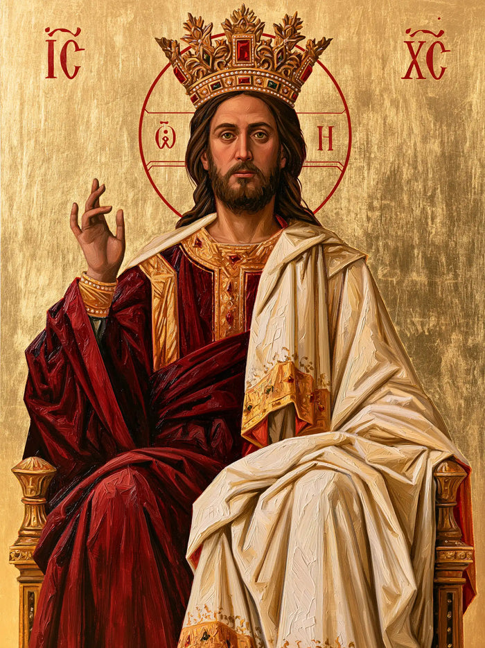 Jésus Roi — L’Équilibre de l’ivoire et du rubis