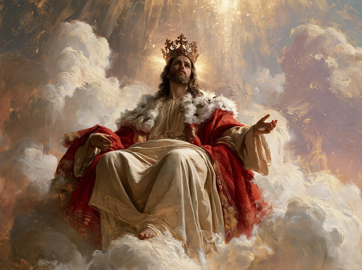 Jésus Roi — Le Repos sous le ciel mauve