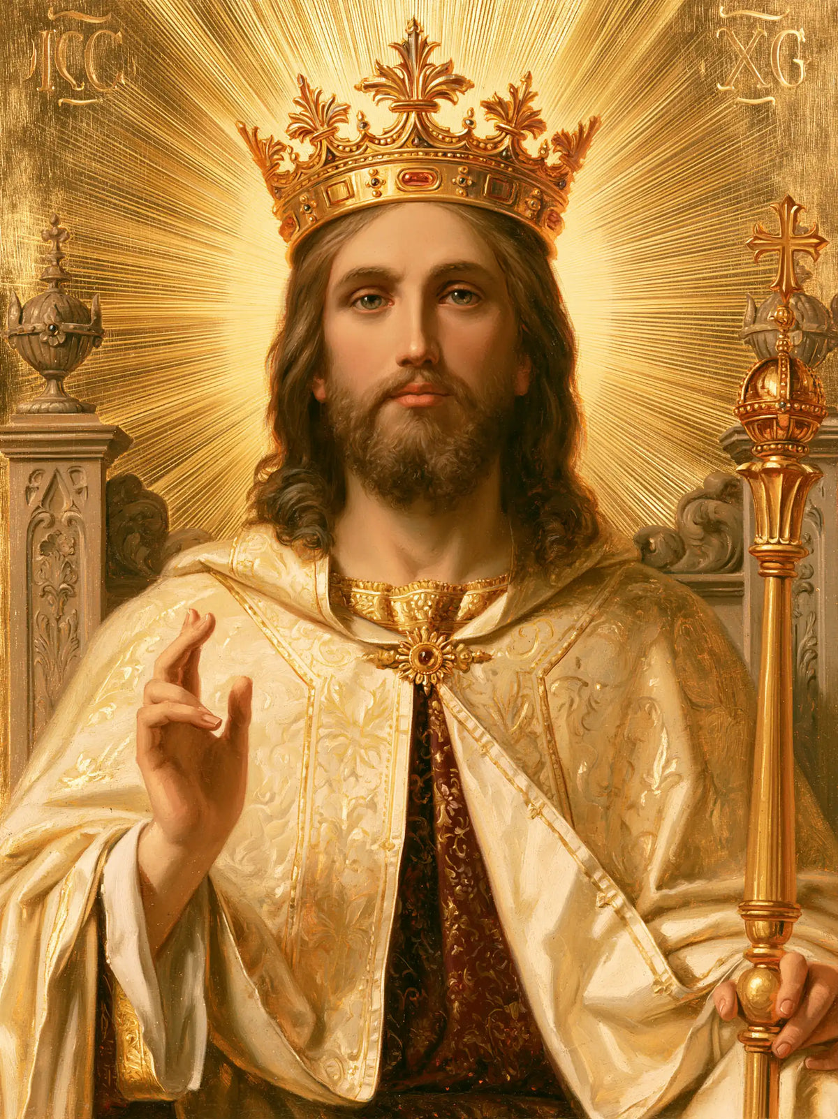 Jésus Roi — Le Sceptre dans l’éclat du regard