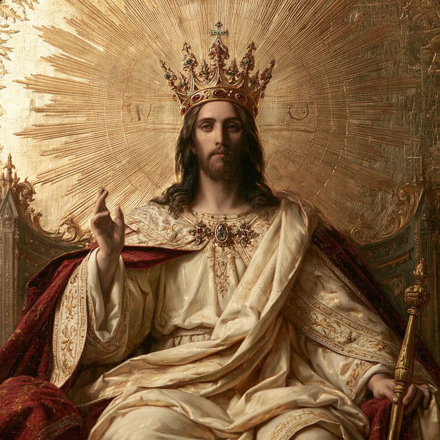 Jésus Roi — Le Trône sous l’horizon des rayons