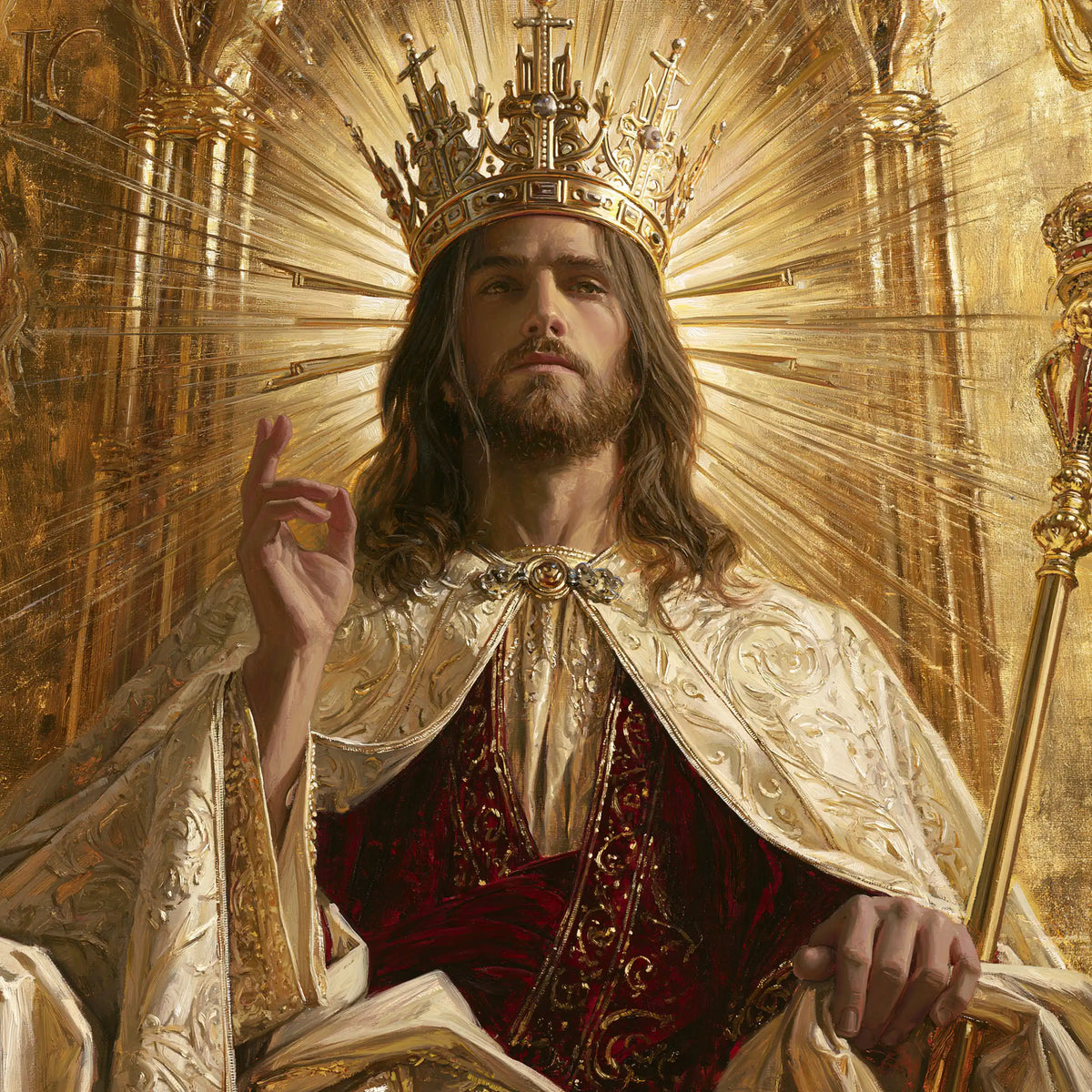 Jésus Roi — Le Signe dans le palais rayonnant